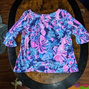 Lilly Pulitzer Bell Sleeve Top